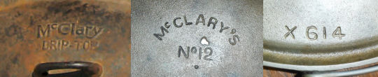 McClary Mfg makers marks